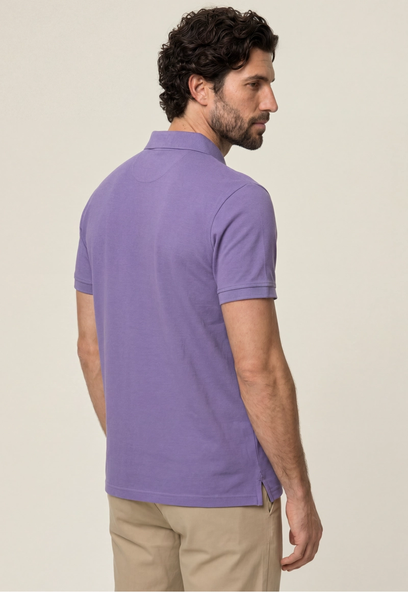 POLO PIQUE  VIOLET - 3