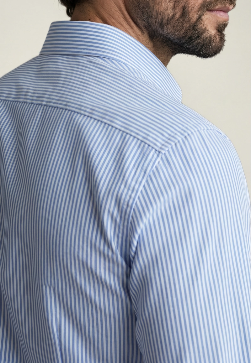 CAMISA DUBLIN STRIPES SKY - 4