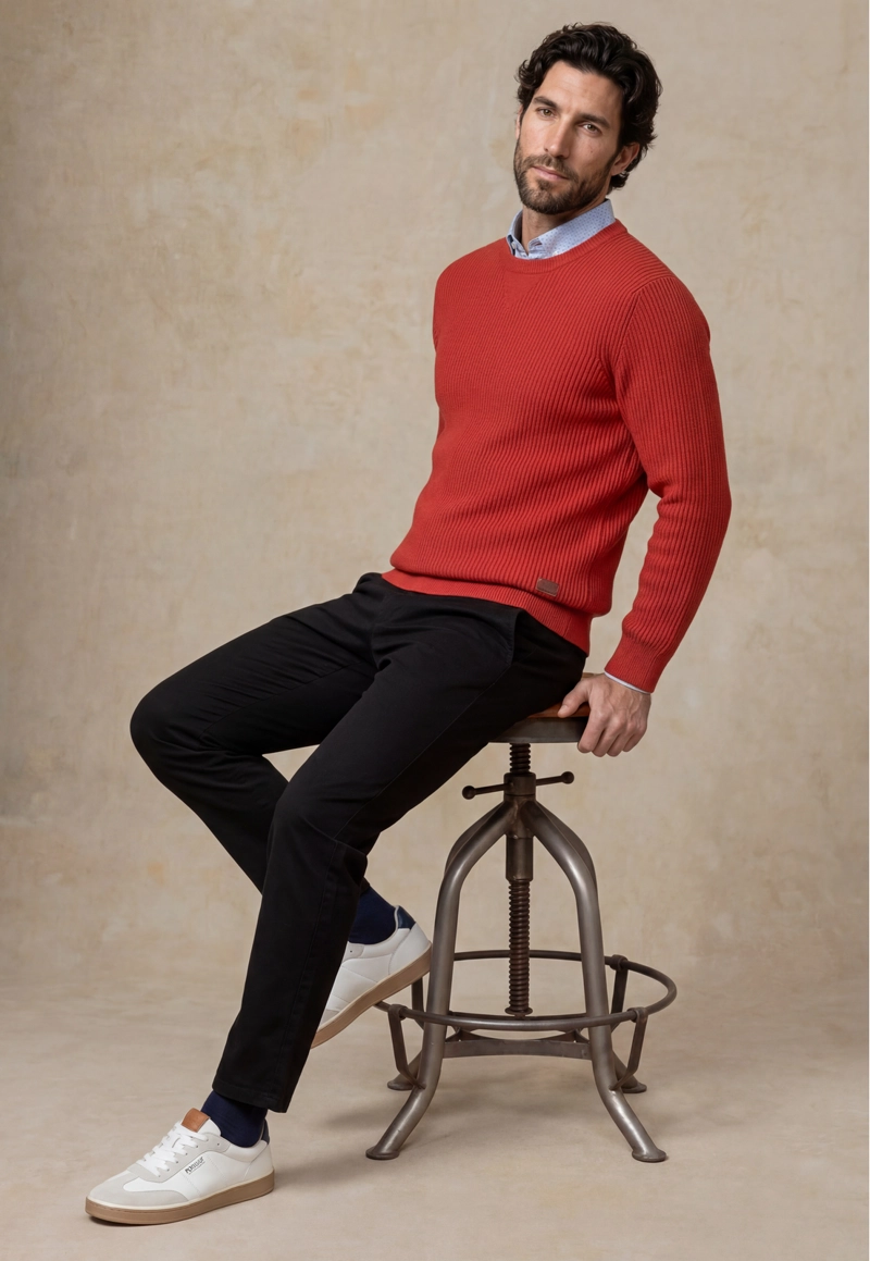 SWEATER AUGUSTA SALMON - 5