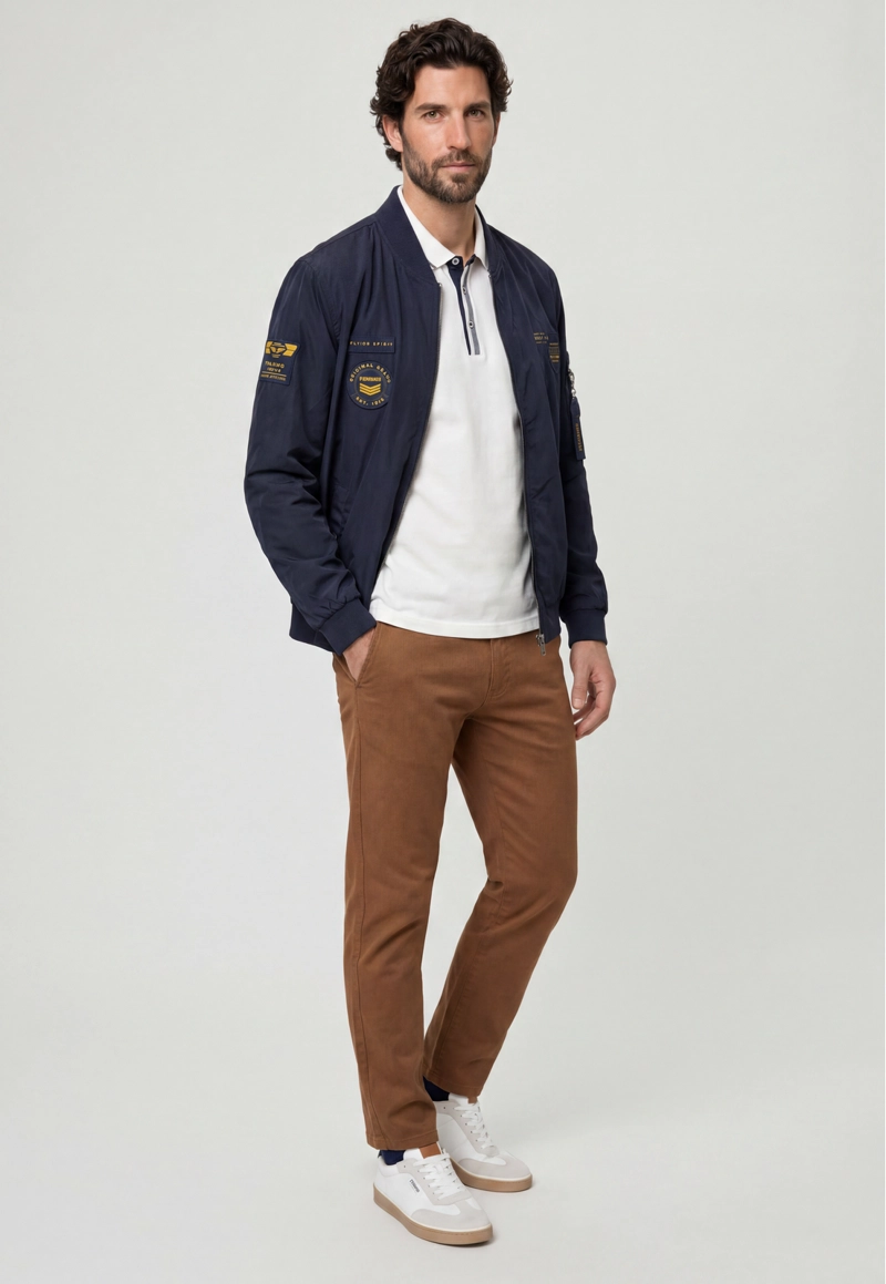 CHAQUETA PILOT BOMBER REGULAR NAVY - 2