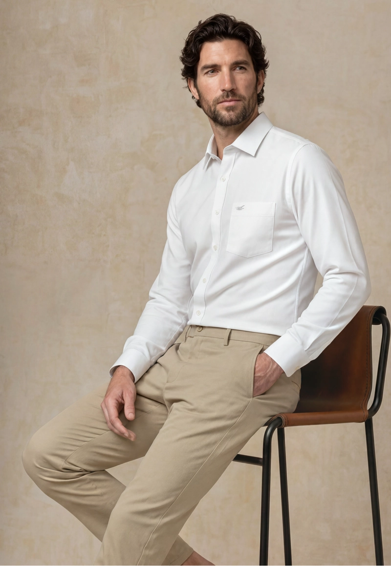 CAMISA TRAVELLER WHITE - 5