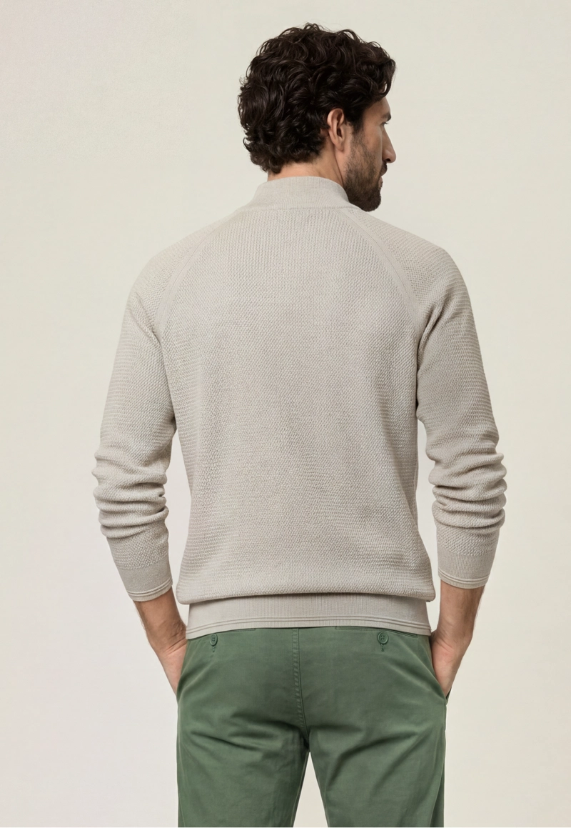 SWEATER ASHEVILLE OYSTER - 3