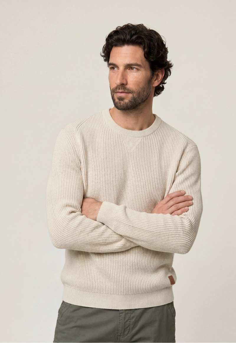 SWEATER AUGUSTA OYSTER - 1