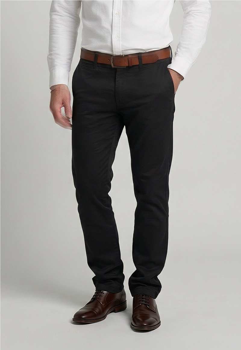 PANTALON CHICAGO SLIM L-33 BLACK - 1