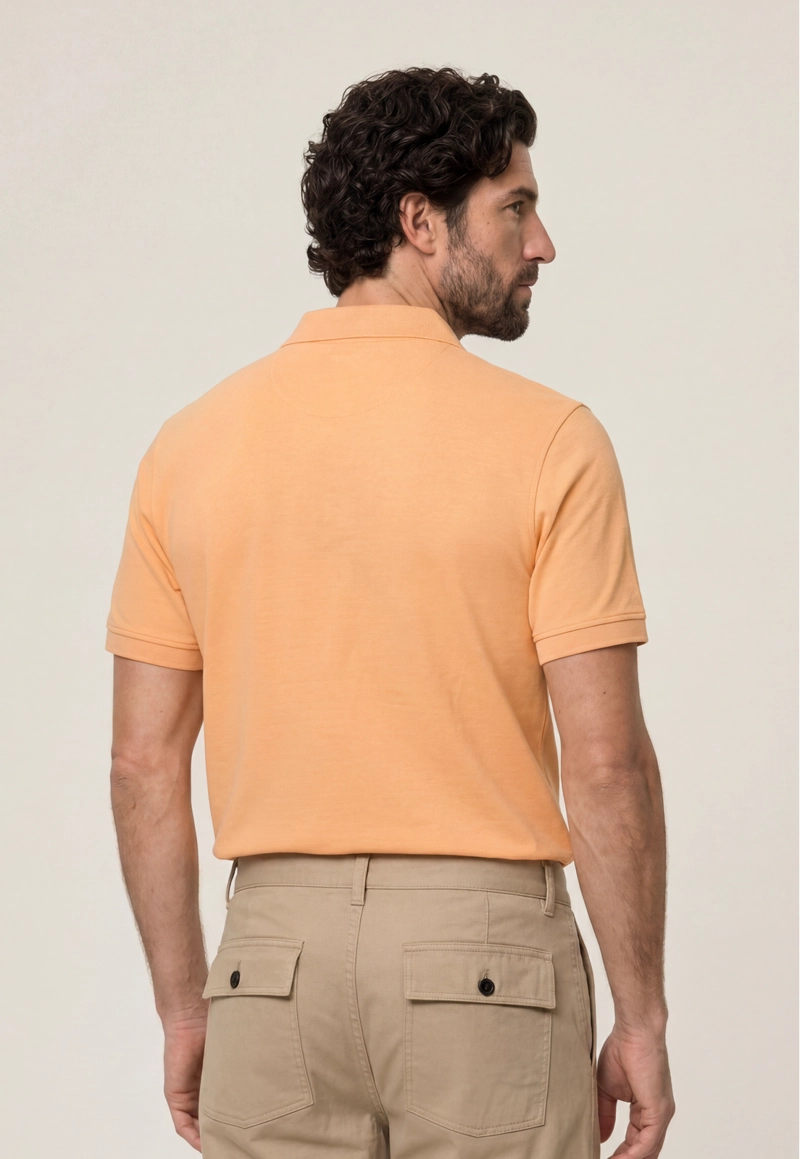 POLO PIQUE  SALMON - 3