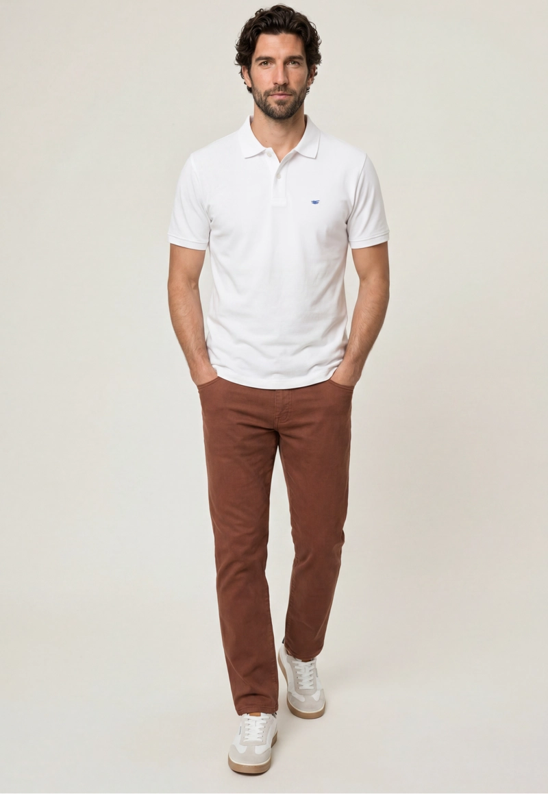 POLO PIQUE  WHITE - 2