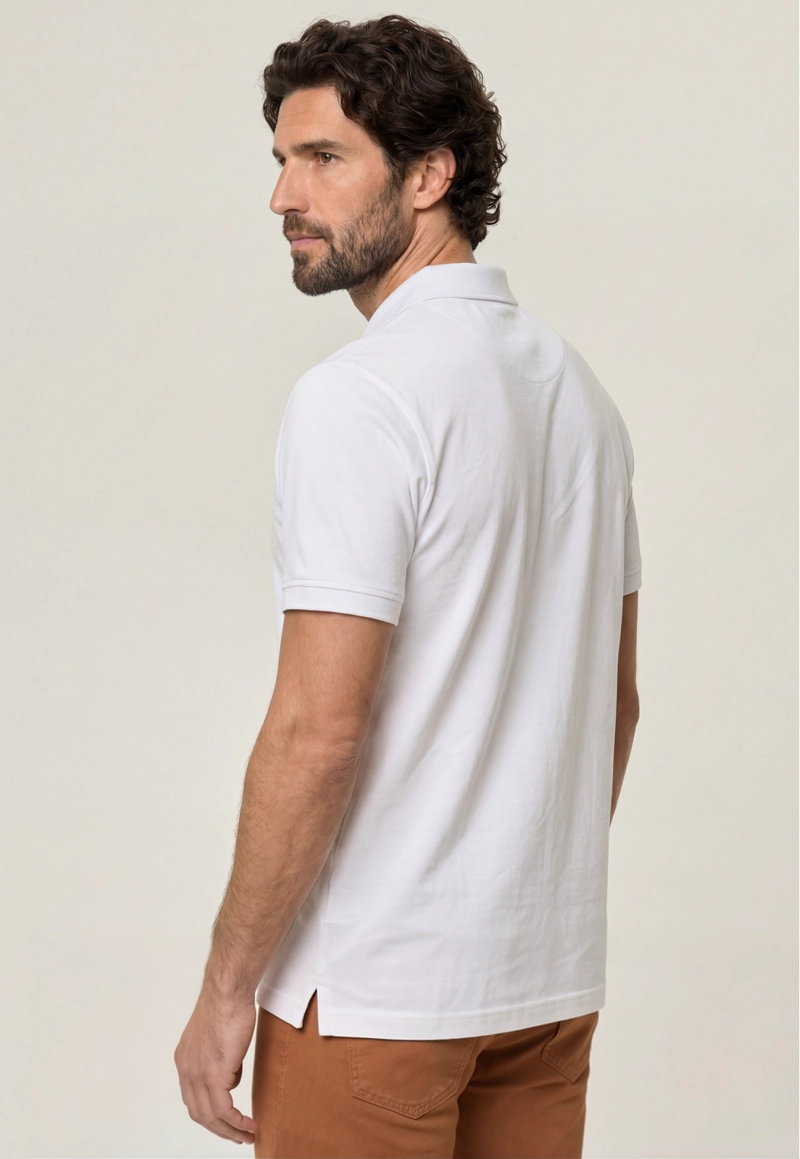 POLO PIQUE  WHITE - 3