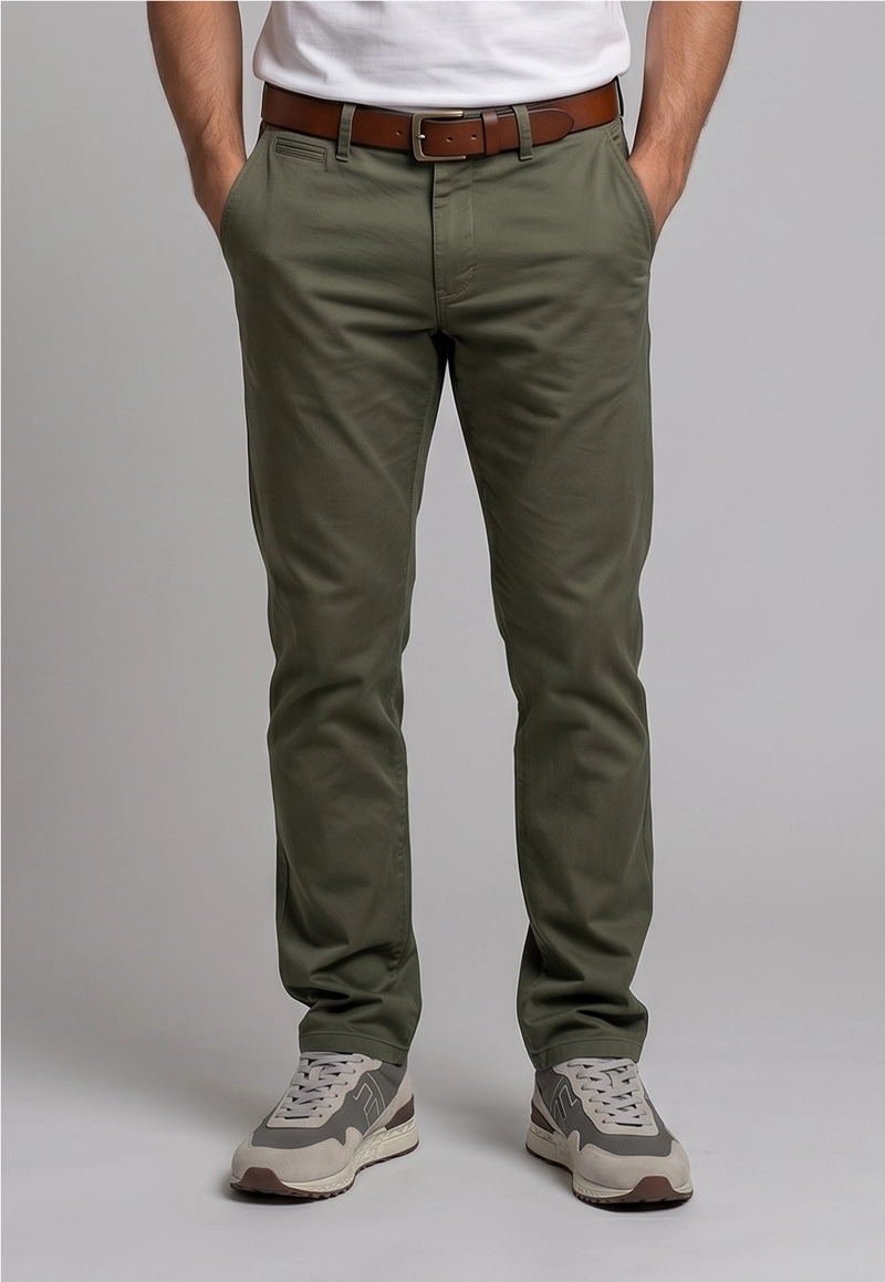PANTALON CHICAGO  REGULAR L/31 MILITARY - 1