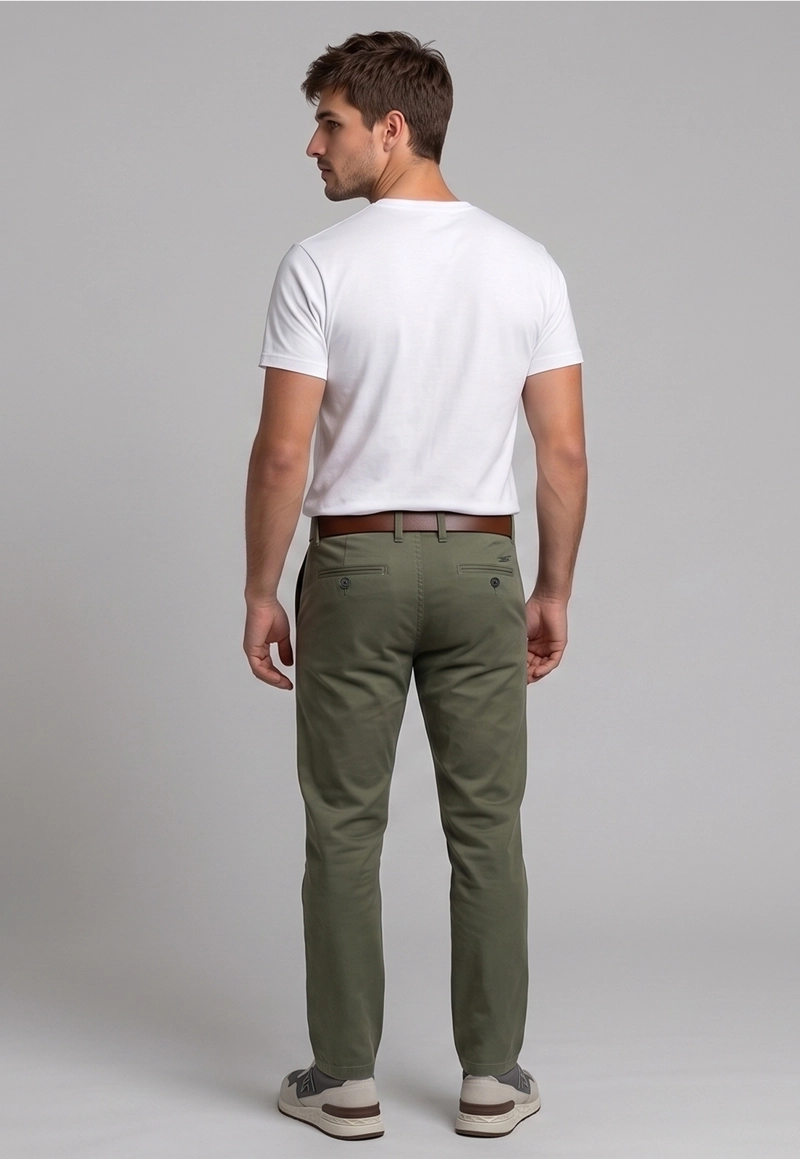 PANTALON CHICAGO  REGULAR L/31 MILITARY - 3