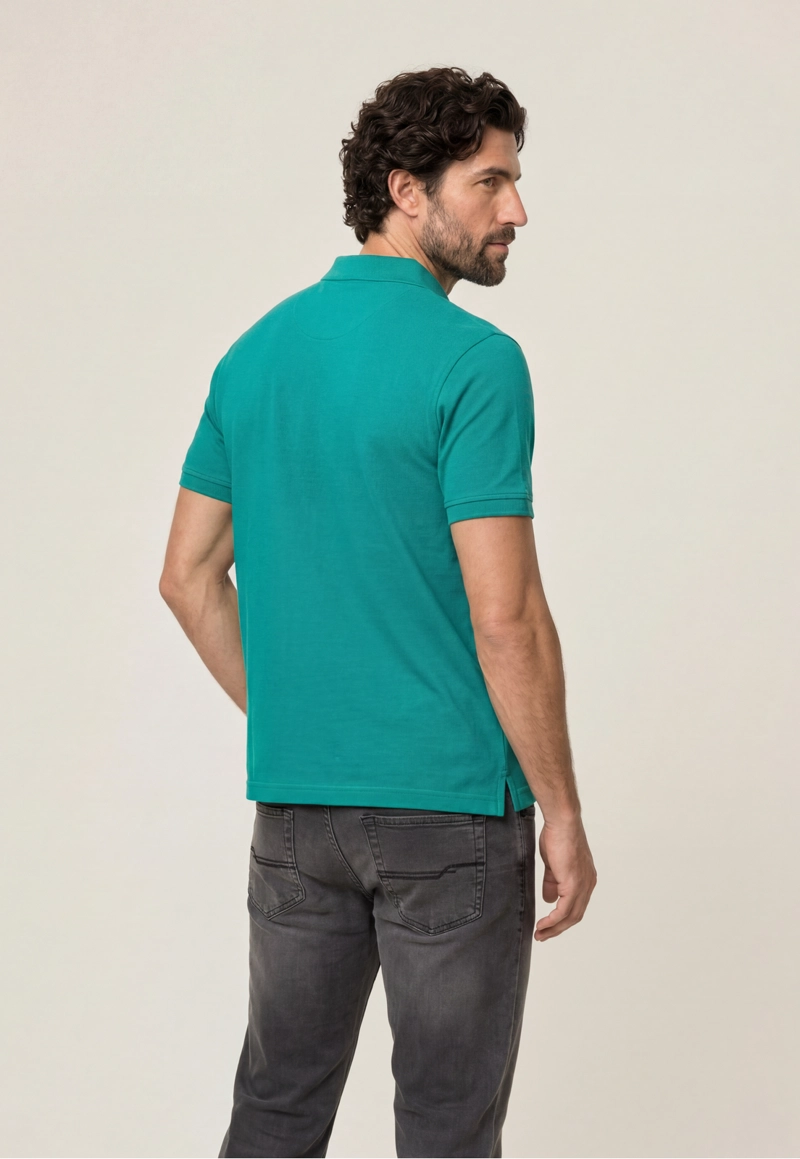 POLO PIQUE  GREEN - 3