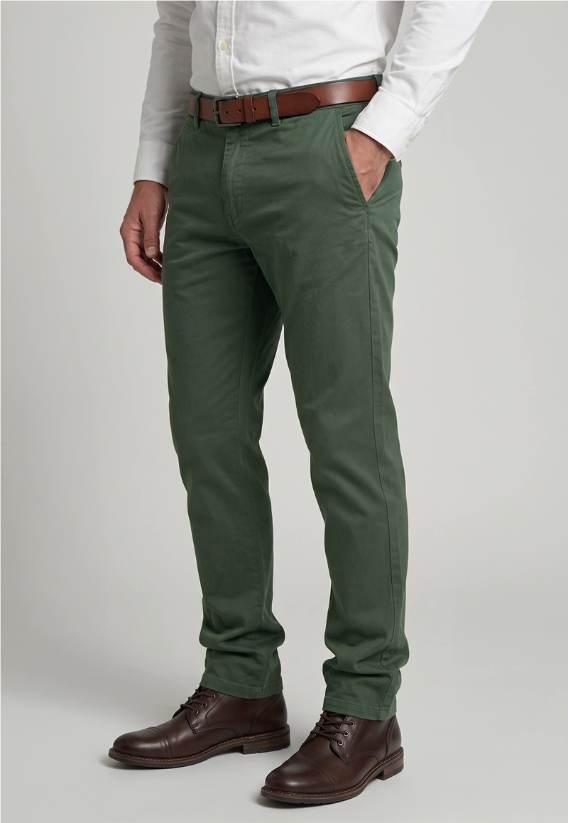 PANTALON CHICAGO  REGULAR L/33 MILITARY - 1