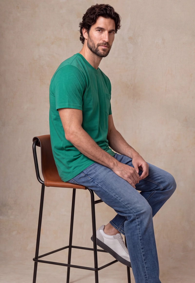 POLERA HOUSTON GREEN - 5