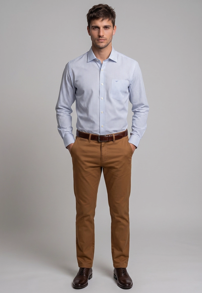 PANTALON CHICAGO REGULAR L-33 CAMEL - 2