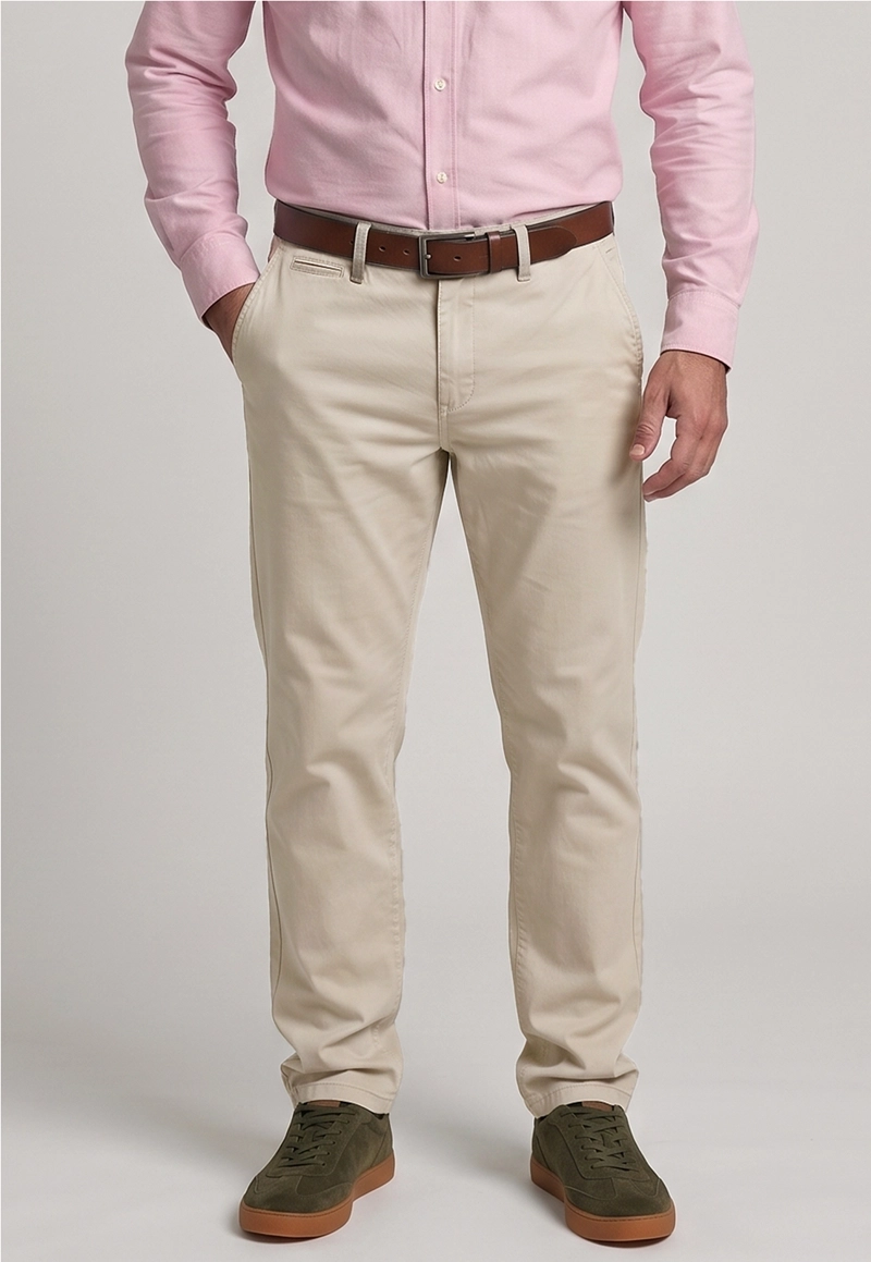 PANTALON CHICAGO  REGULAR L/31 OYSTER - 1