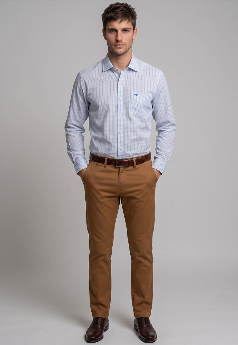 PANTALON CHICAGO REGULAR L-31 CAMEL - 2
