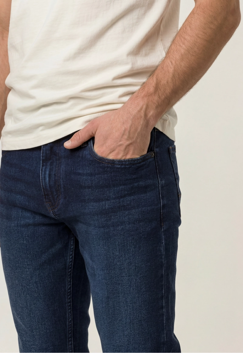 JEANS ORLANDO REGULAR NAVY - 4