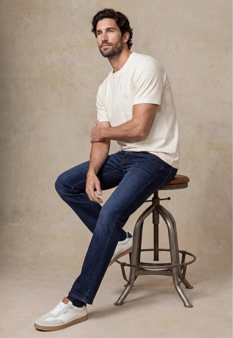 JEANS ORLANDO REGULAR NAVY - 5