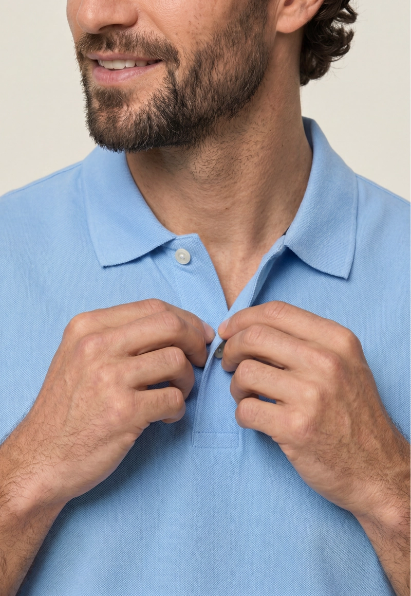POLO PIQUE  SKY - 4