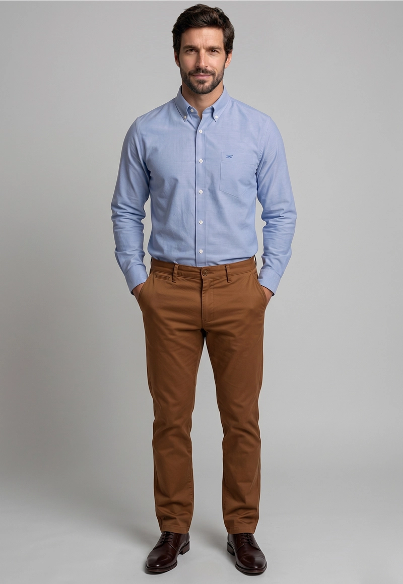 PANTALON CHICAGO SLIM L-33 CAMEL - 2