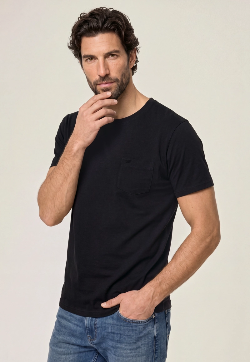 POLERA HOUSTON BLACK - 1