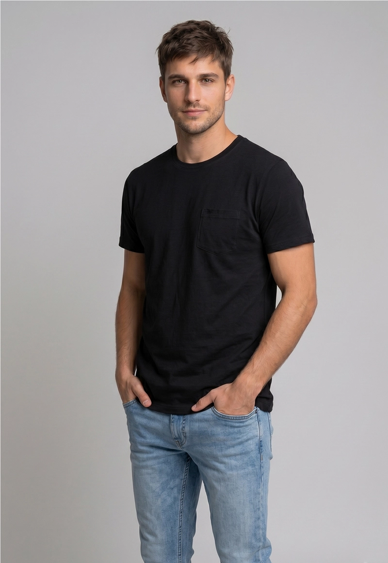 POLERA HOUSTON BLACK - 1