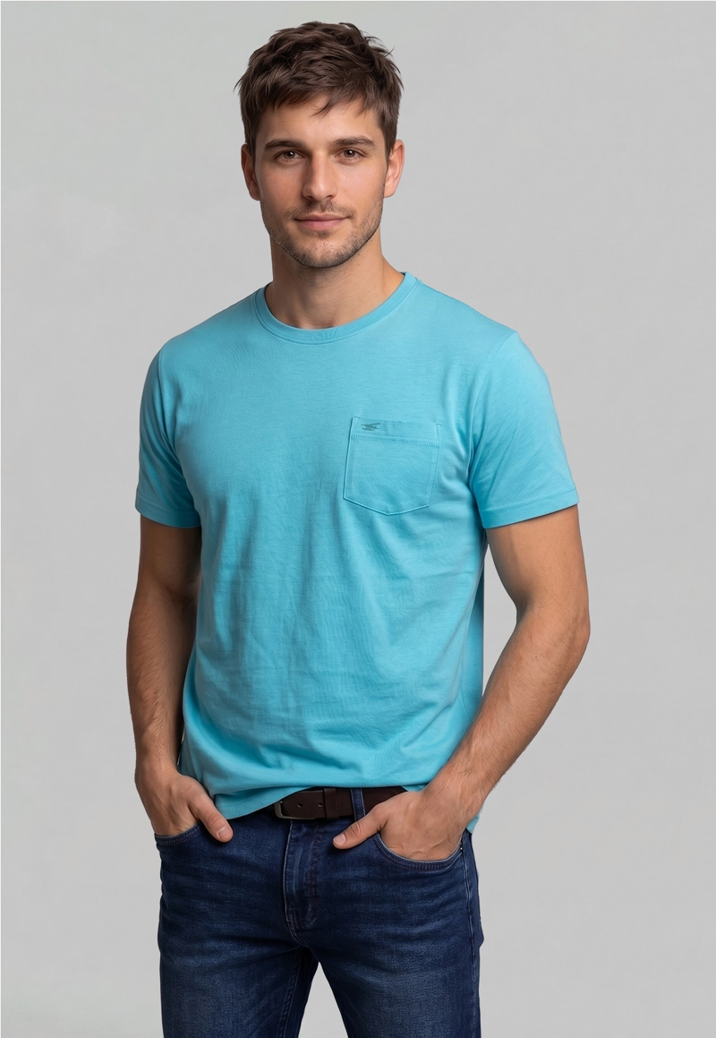 POLERA HOUSTON LT TURQUOISE - 1