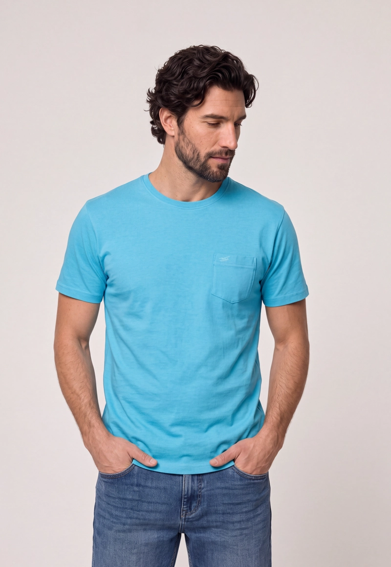 POLERA LT TURQUOISE HOUSTON - 1