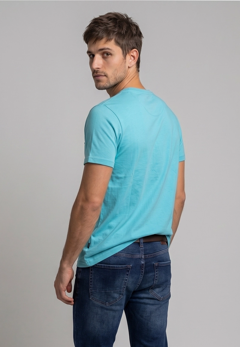 POLERA HOUSTON LT TURQUOISE - 3