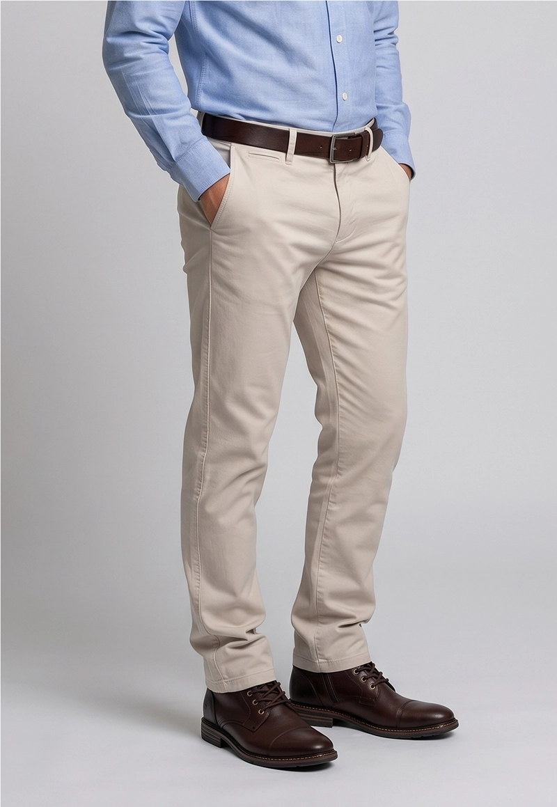 PANTALON CHICAGO  SLIM L/31 OYSTER - 1