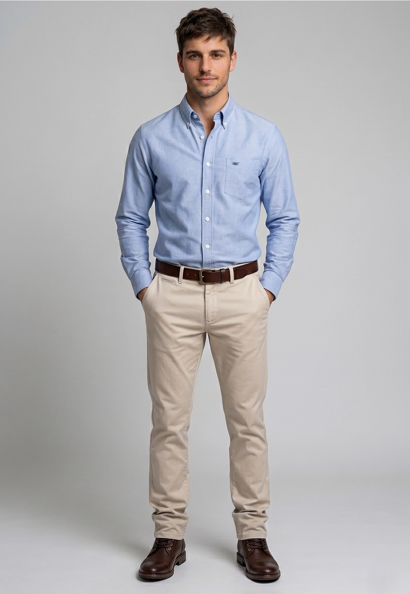 PANTALON CHICAGO  SLIM L/31 OYSTER - 2