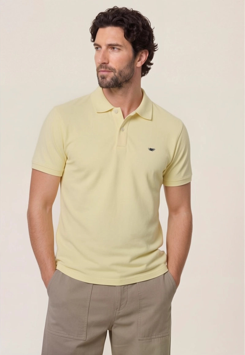 POLO PIQUE  YELLOW - 1