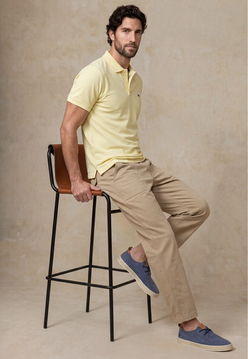 POLO PIQUE  YELLOW - 5