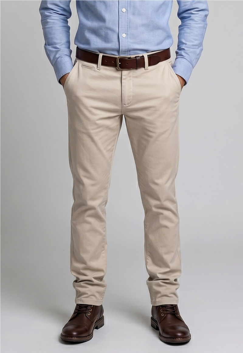 PANTALON CHICAGO  SLIM L/33 OYSTER - 1