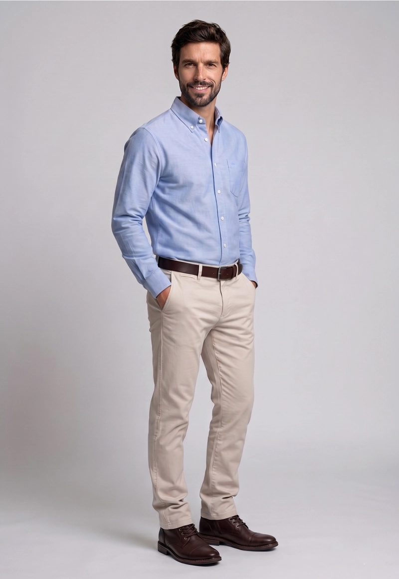PANTALON CHICAGO  SLIM L/33 OYSTER - 2