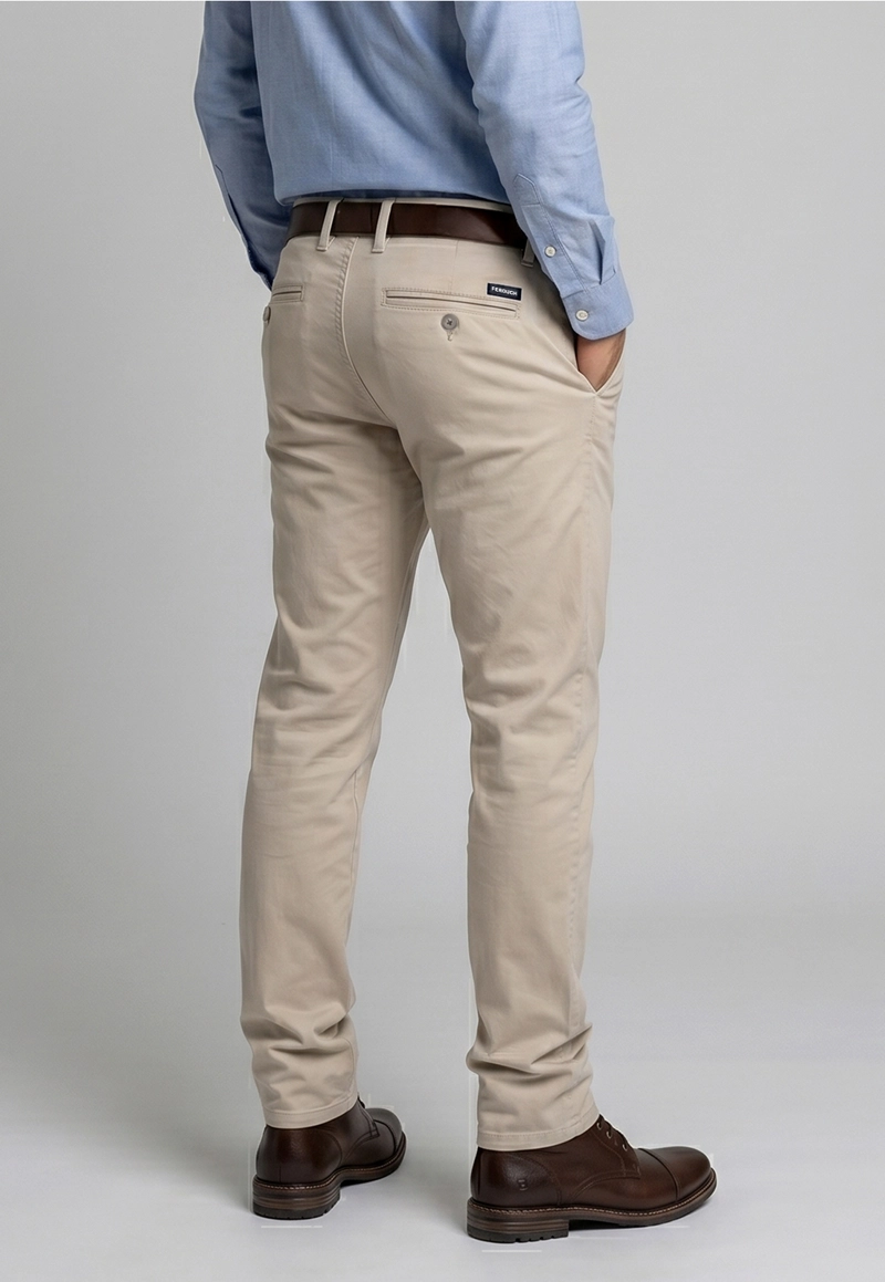 PANTALON CHICAGO  SLIM L/33 OYSTER - 3
