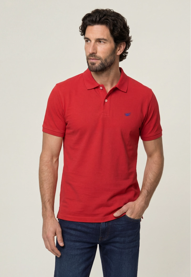POLO PIQUE  RED - 1