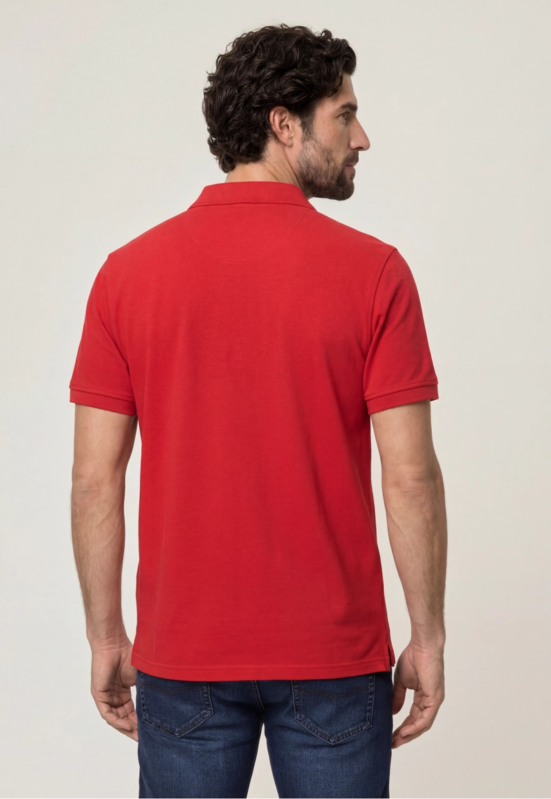 POLO PIQUE  RED - 3