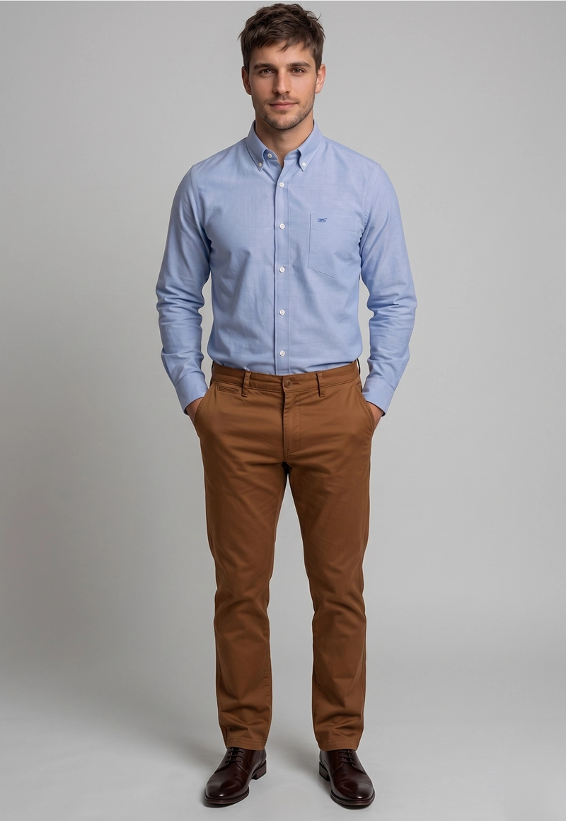 PANTALON CHICAGO SLIM L-31 CAMEL - 2