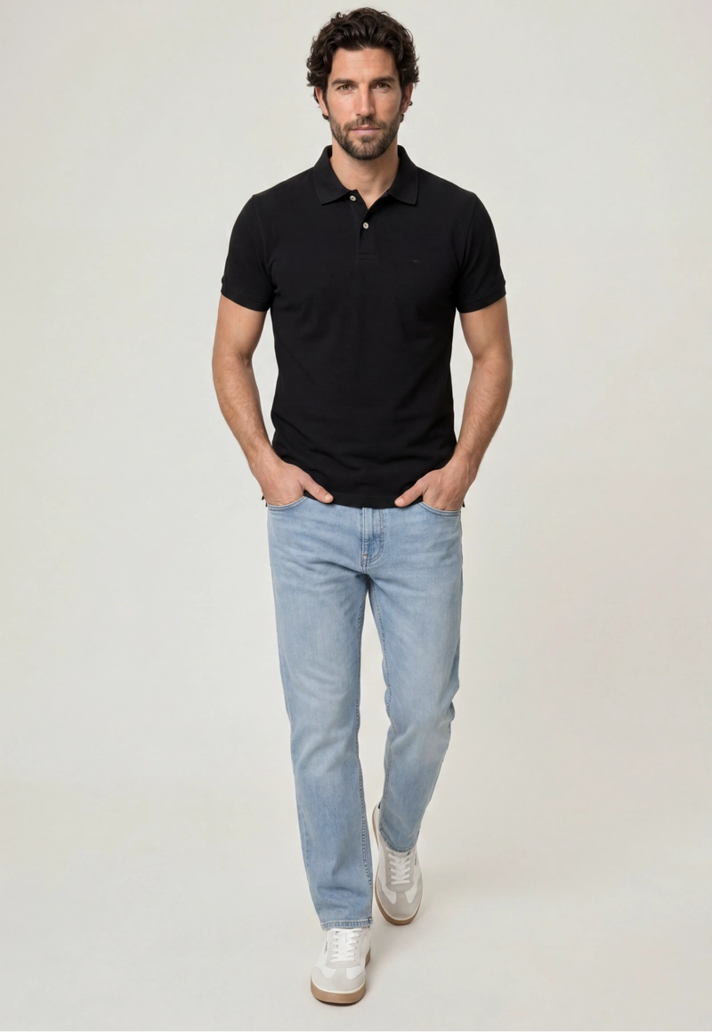 POLO PIQUE  BLACK - 2