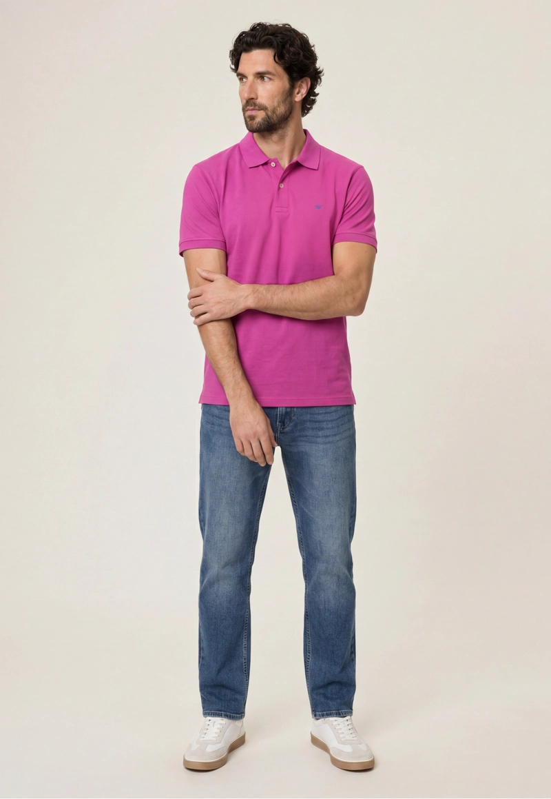 POLO PIQUE  FUCSIA - 2