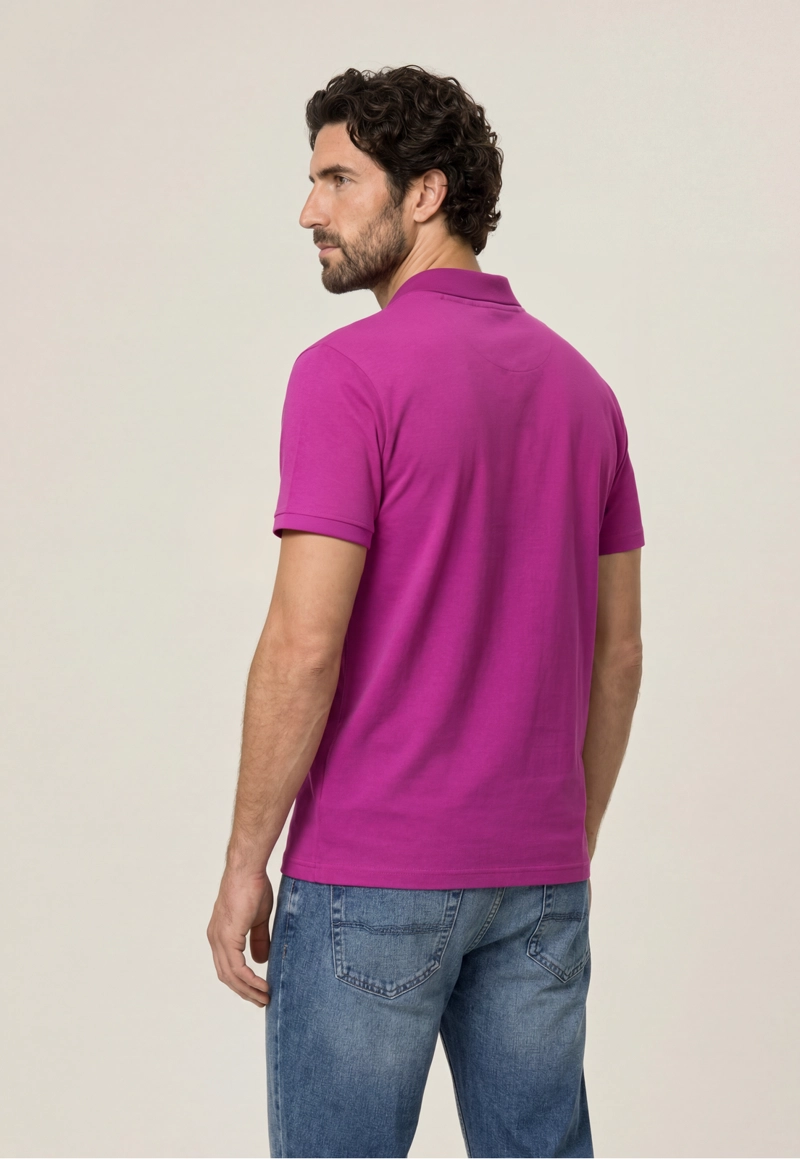 POLO PIQUE  FUCSIA - 3