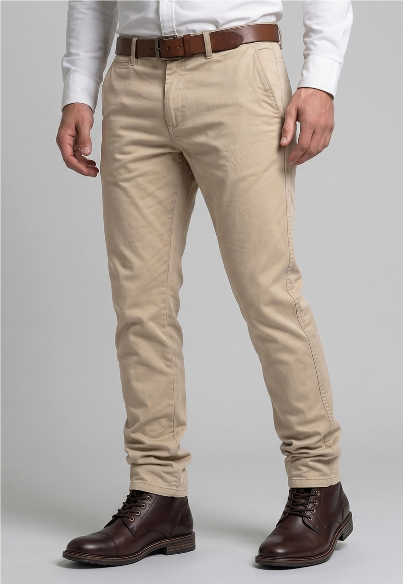 PANTALON CHICAGO  REGULAR L/33 OYSTER - 1