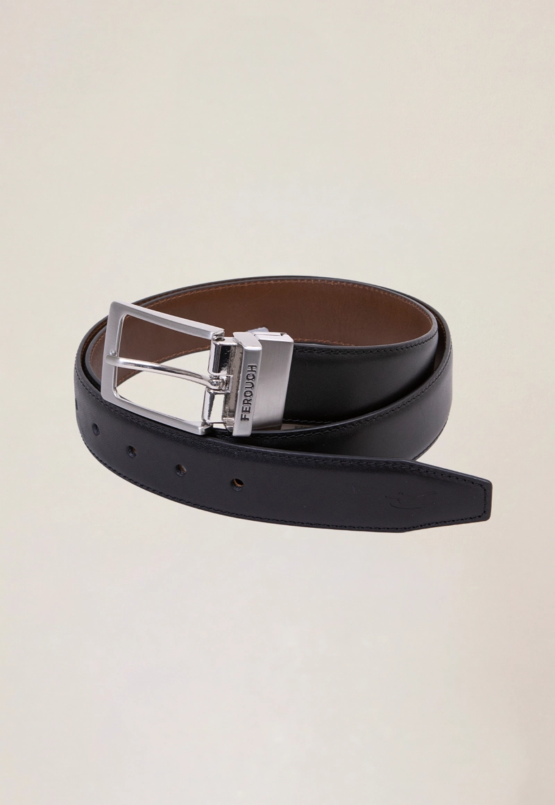 CINTURON CUERO REVERSIBLE OKLAHOMA BLACK - 3