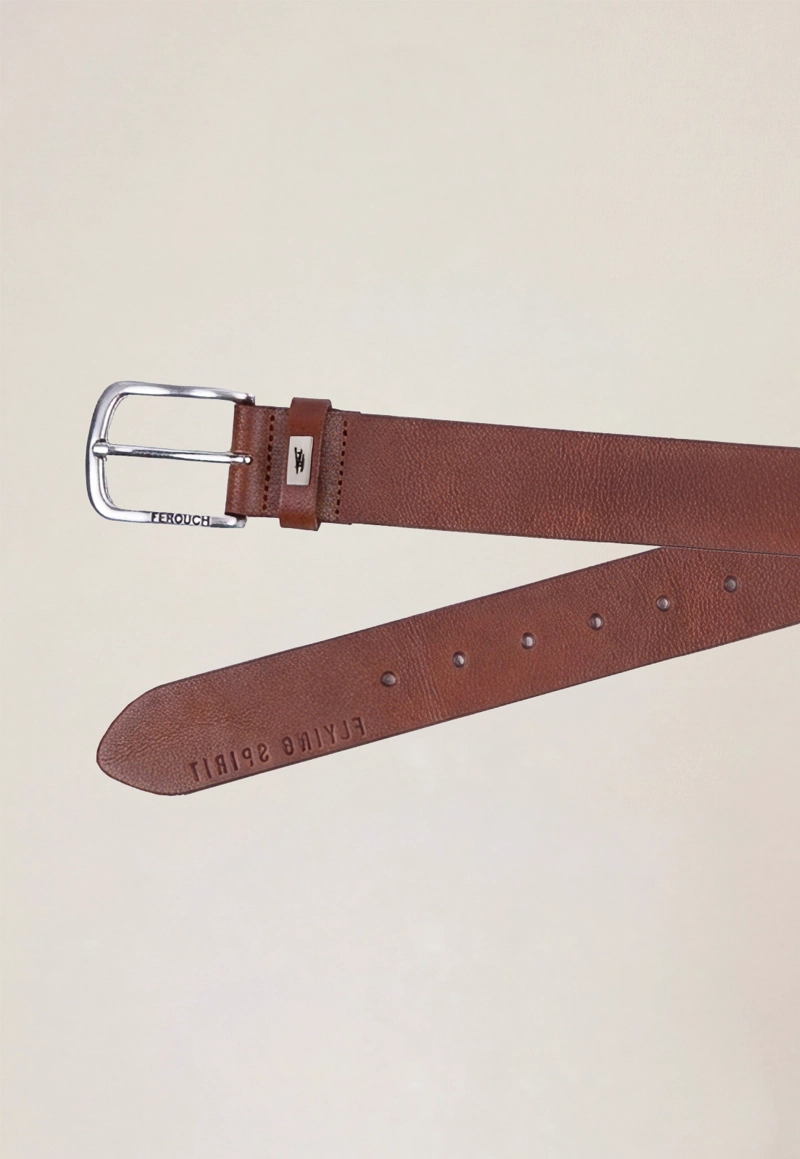 CINTURON CUERO NEW YORK DK CAMEL - 2
