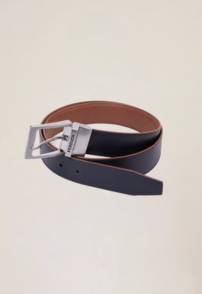 CINTURON REVERSIBLE OKLAHOMA COGNAC - 2
