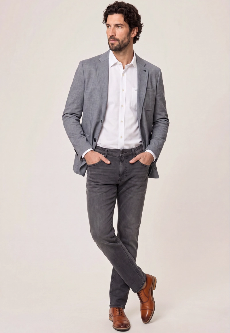 BLAZER BOSTON GREY - 2