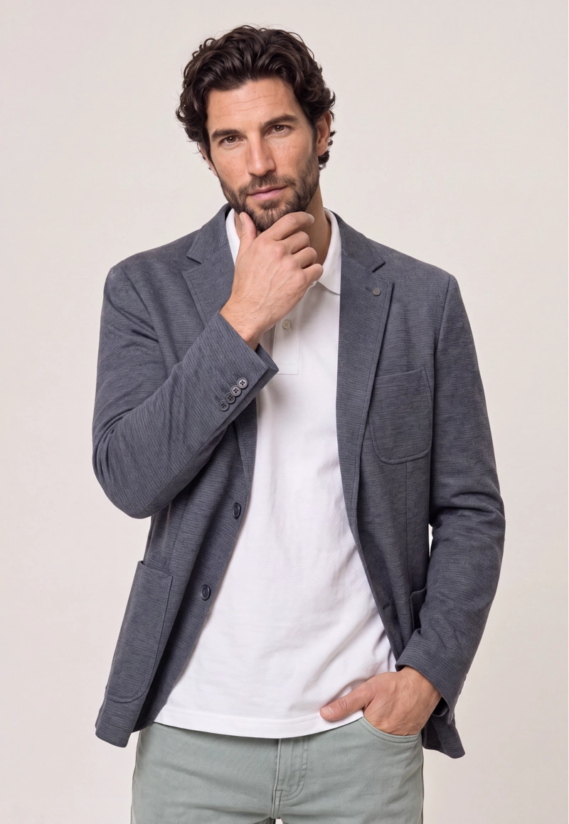 BLAZER BOSTON NAVY - 1