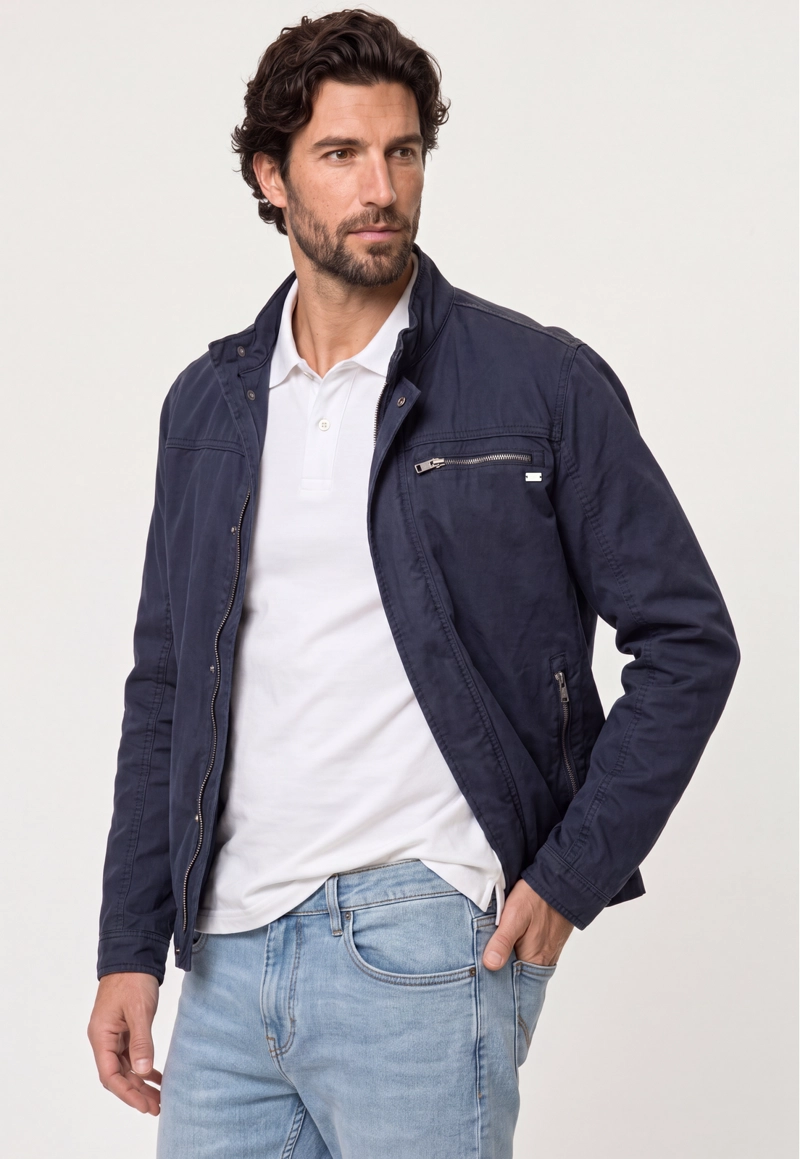 CHAQUETA BELLEVUE NAVY - 1