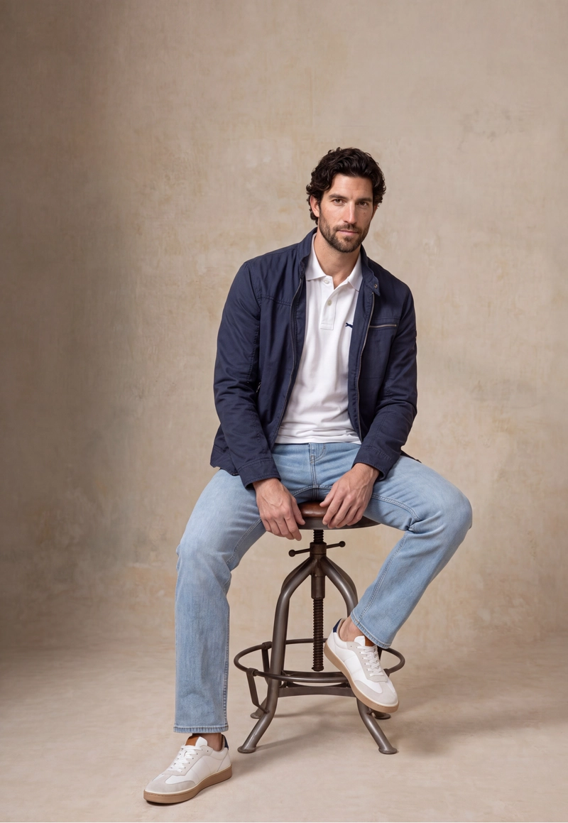 CHAQUETA BELLEVUE NAVY - 5