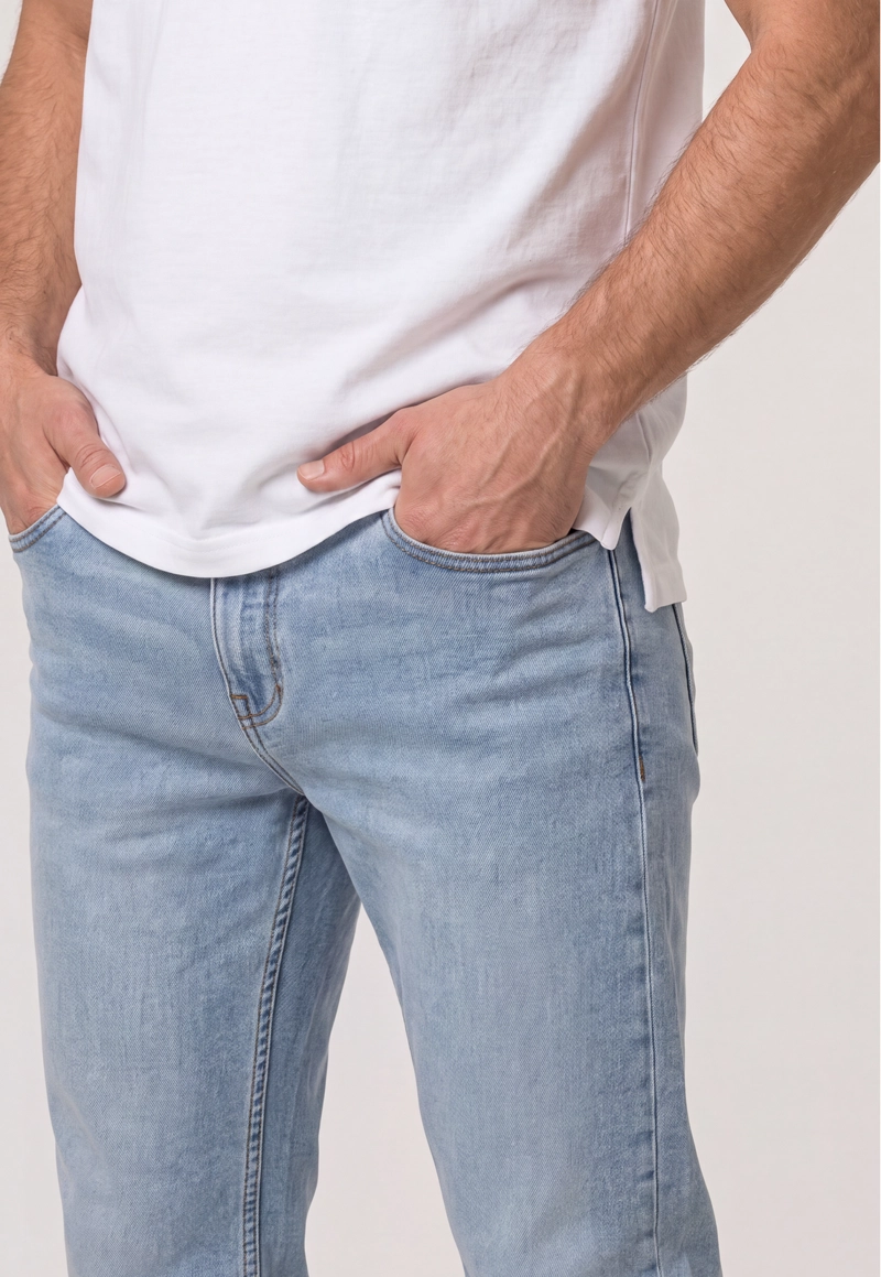 JEANS BALTIMORE LT. BLUE - 4